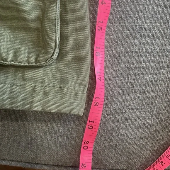 Matty M Army Green Utility anorak style Jacket with optional folded sleeves - Picture 11 of 13